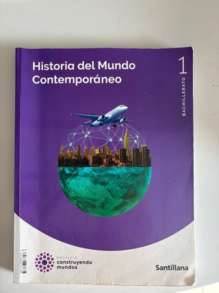 Libro Historia del Mundo Contemporáneo 1Bach