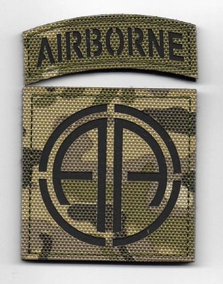 parches USA 82 DIVISION AIRBORNE REFLECTANTE