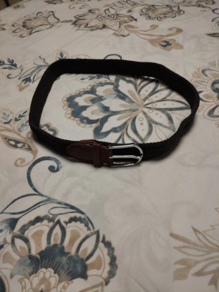 Cinturón elástico unisex trenzado