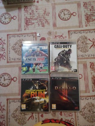 PS3 Giochi: PES 2010, Call of Duty, Need for Speed