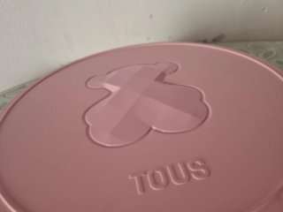 Caja metálica Tous rosa