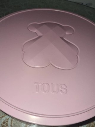 Caja metálica Tous rosa