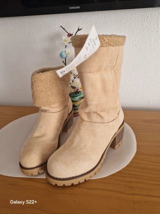Botines Hitmars Beige Talla 35