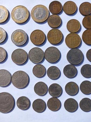 Lote monedas antiguas Portugal