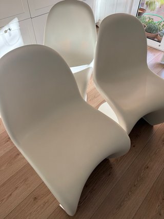 4 Sillas Verner Panton Vitra Blancas