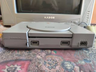 Ps1 Time Crisis con pistola y TV Hador