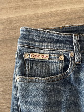 Jeans skinny Calvin Klein blu
