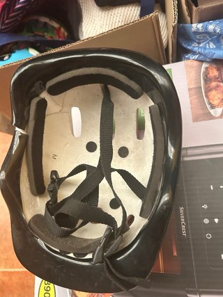 Casco bici infantil M mariposas