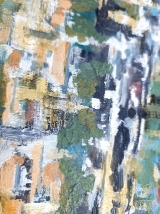 Pintura al óleo: Paisaje Marino