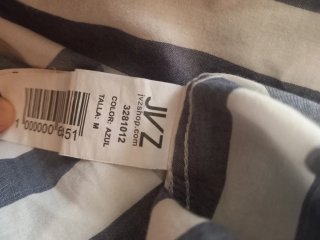Camisa lino rayas JVZ Talla M