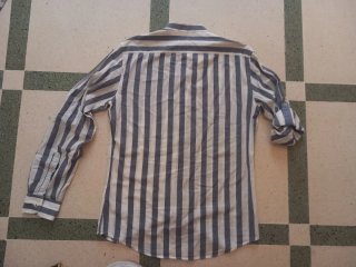 Camisa lino rayas JVZ Talla M