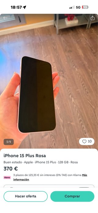 iPhone 15 Plus Rosa