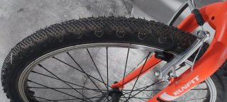 Bicicleta RUNFIT SPORT Negra y Naranja 21 pulgadas