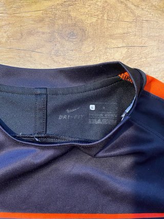 Maglia Nike Dri-Fit L Nero/Arancio