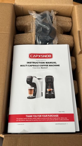 Cafetera CAPXSNOB Warriors1 Multicápsula