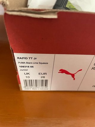 Zapatillas Puma niño Talla 28 Nuevas
