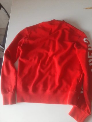 Felpa Dsquared2 Rossa con Logo Taglia 12 anni