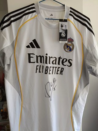 Camiseta Adidas Real Madrid M Firmada