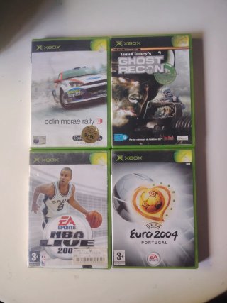 Xbox: Colin McRae Rally 3, Ghost Recon, NBA Live,