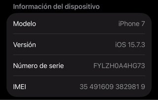 iPhone 7 in buone condizioni, colore bianco/oro 128 GB