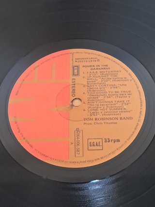 Vinilo LP Tom Robinson Band - Power in the Darknes