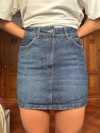 Falda vaquera mini Talla 36