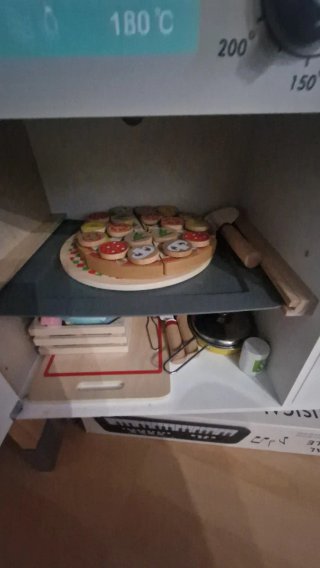 Cocina de juguete para niños con mucho accesorios