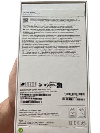 iPhone 16 Pro Max 512GB Negro