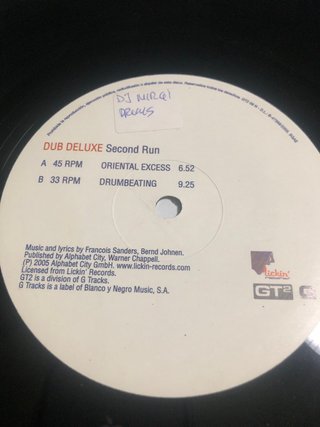 Vinilo Dub Deluxe Second Run