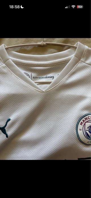 Camiseta Man City Grealish 10 Puma Blanca