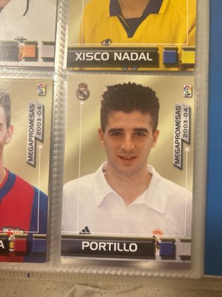 Lote 3 cromos Real Madrid Panini Mega Fichas 03/04