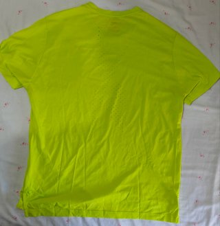 Camiseta Deportiva Reebok Hombre Talla M Neón