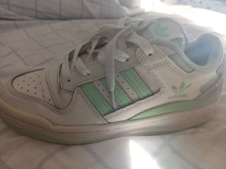 Zapatillas Adidas Forum Low Verdes y Blancas