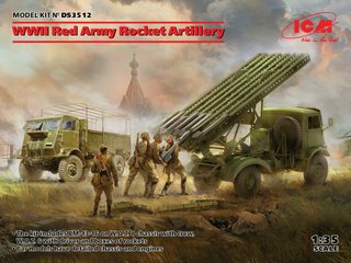 Modellini Katyusha 1/35 2 veicoli + 8 extra ICM