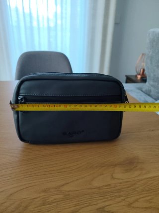 Borsa a tracolla SARO nera da uomo