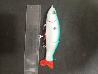Señuelo pesca swimbait articulado