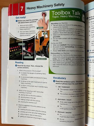 Industrial Safety – Inglés para PRL