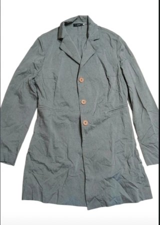 Trench corto donna grigio