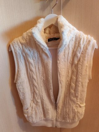 Chaqueta Chaleco Peluche Chl Bes Talla M
