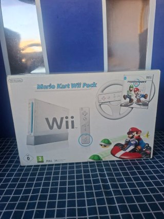 SCATOLA ORIGINALE WII EDIZIONE SUPER MARIO KART PACK