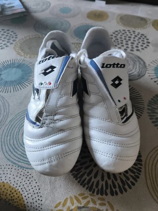 Scarpe da calcio Lotto donna bianche e blu