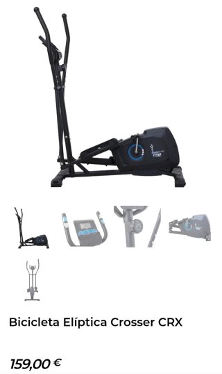 Bicicleta Elíptica Crosser CRX
