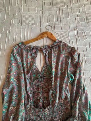 Vestido vaporoso estampado