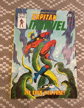 Cómic Héroes Marvel Vol. 2 Nº 60 - Capitan Marvel