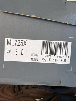 New Balance 725 Scarpe Marrone Taglia 41.5
