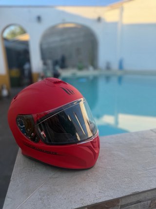 Casco Moto MT Helmets Rojo A ESTRENAR.