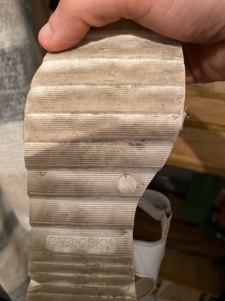 Sandalias Pablosky Plata-Blanco regalo zapatillas