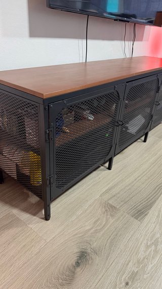 Mueble TV IKEA Madera y Metal