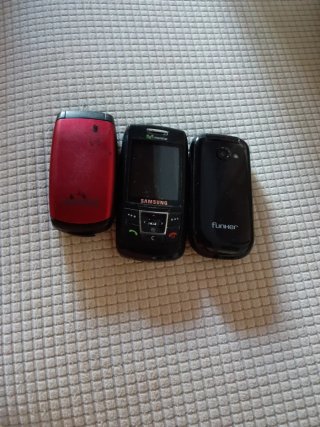Lote 3 teléfonos antiguos Samsung