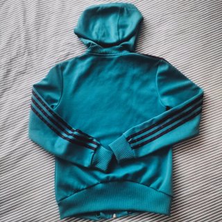 Sudadera Adidas Vintage Azul Teal